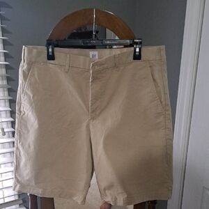 GAP Tan Flat Front Chino Shorts